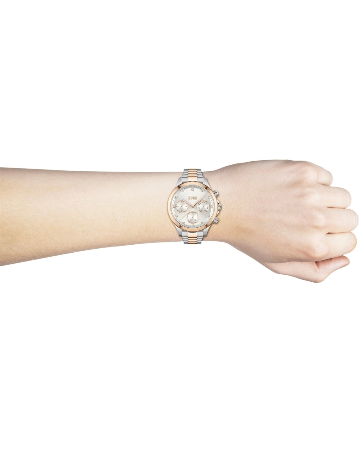 Ladies BOSS Hera Two-Tone Bracelet Watch