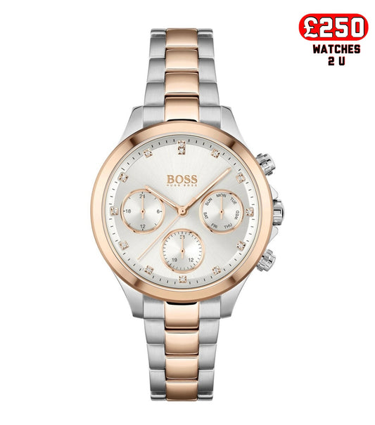 Ladies BOSS Hera Two-Tone Bracelet Watch