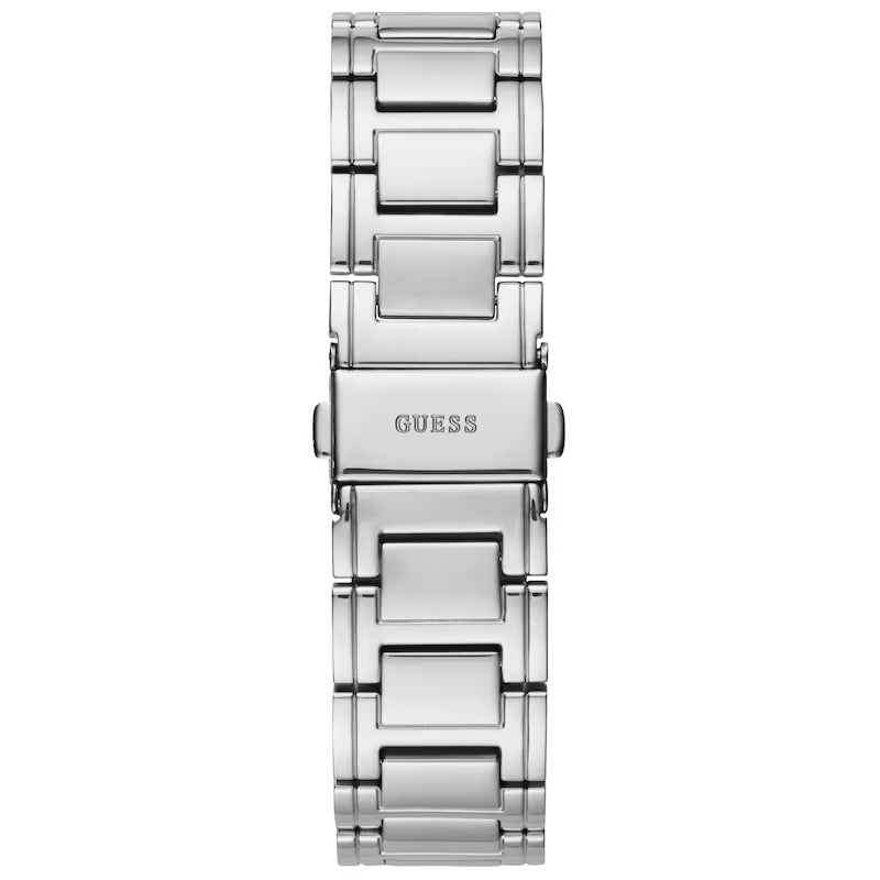 Guess Ladies’ Stone Set Bezel Stainless Steel Bracelet Watch